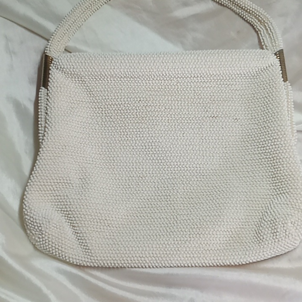Vintage antique beaded handbag